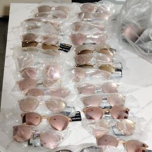 30 Pairs NWT 100 FOR ALL oster Grant Rose Gold Sunglasses
